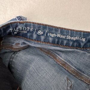 Gently Used Talbots Flawless High Waist Straight Leg 8P Jeans